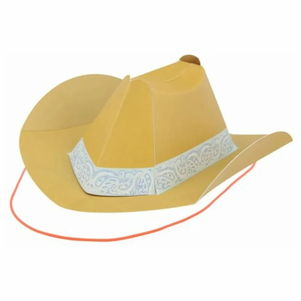 Chapeaux de fête Western - Set de 8