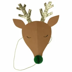 Chapeaux festifs Rennes de Noël - Set de 6