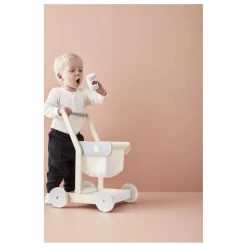 Chariot de courses en bois