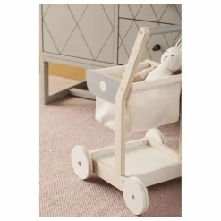 Chariot de courses en bois
