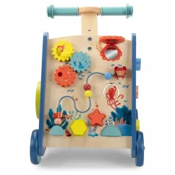 Chariot de marche d'activités Les aventures de Paulie | Bleu