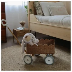 Chariot en rotin Petal
