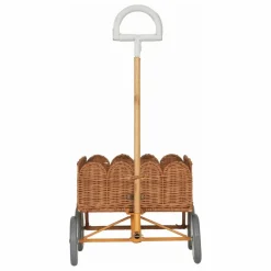 Chariot en rotin Petal