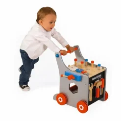 Chariot magnétique Brico'Kids en bois avec 25 accessoires