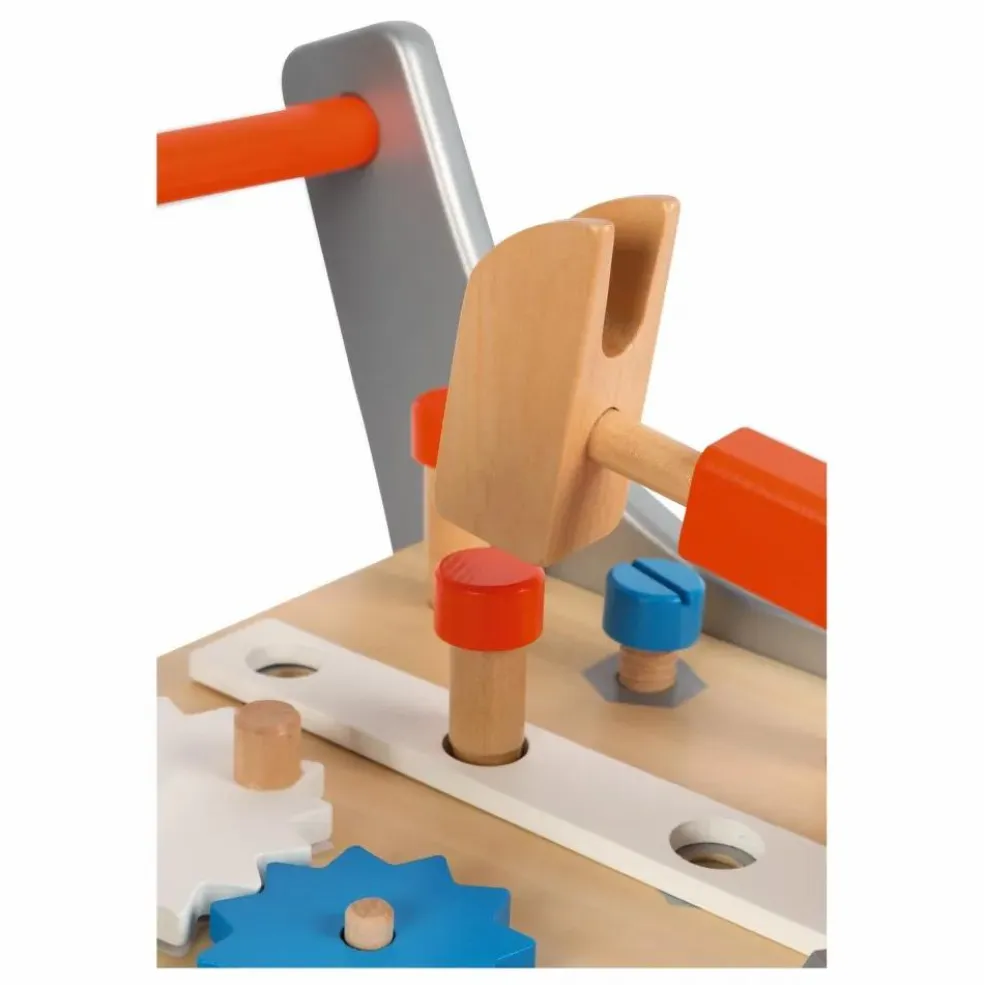 Chariot magnétique Brico'Kids en bois avec 25 accessoires
