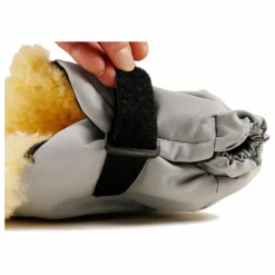 Chauffe-mains Big double en peau d'agneau | Gris anthracite