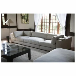 Chauffeuse 2 places Bellechasse en velours brut - 120 cm | Bleu marine