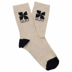 Chausettes Logo | Blanc cassé
