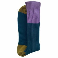 Chaussette Yvette | Bleu canard