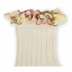Chaussettes Anemone | Blanc cassé