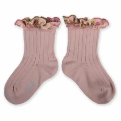 Chaussettes Anemone | Vieux Rose