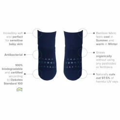 Chaussettes Anti-Dérapantes Bambou | Bleu marine