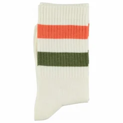 Chaussettes Bandes | Ecru