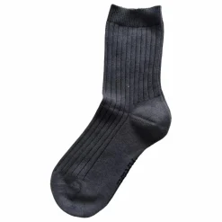 Chaussettes Cachemire Ajourées Max | Gris anthracite