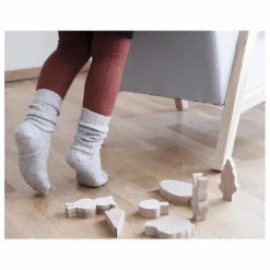 Chaussettes Chamois cachemire et mérinos | Gris clair