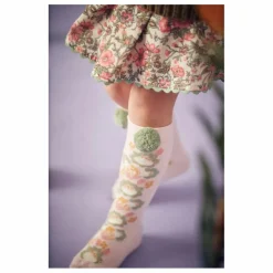 Chaussettes Chelie Pompons | Rose pâle