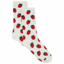 CHAUSSETTES CLASSIC STRAWBERRY | Ecru