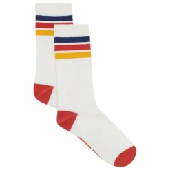 CHAUSSETTES CLASSIC STRIPES WHITE | Ecru