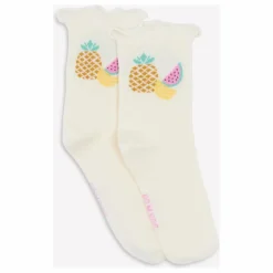 Chaussettes Coco Fruits | Ecru