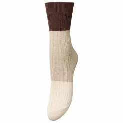 Chaussettes Colourblock Bam | Beige