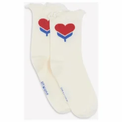 Chaussettes Cœur | Ecru