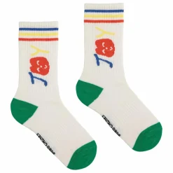 Chaussettes Cœur Coton Bio | Ecru