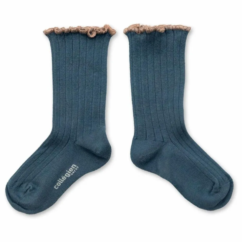 Chaussettes Delphine | Bleu foncé