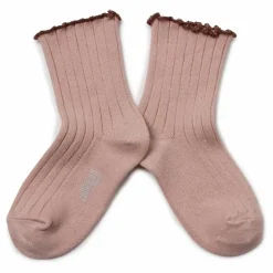 Chaussettes Delphine | Vieux Rose