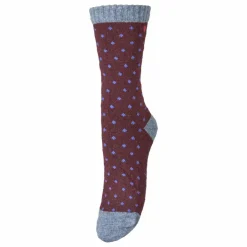 Chaussettes Dotted Wola Laine | Ivoire