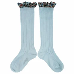 Chaussettes Elisabeth | Bleu Clair