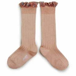 Chaussettes Elisabeth | Vieux Rose