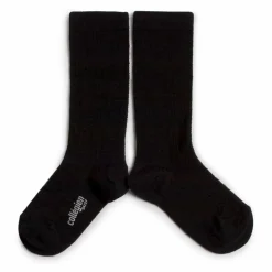Chaussettes en laine mérinos Adèle | Noir