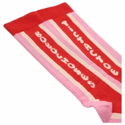 Chaussettes Extra Hautes Coton Bio | Rose