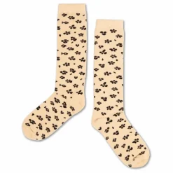 Chaussettes Hautes | Beige