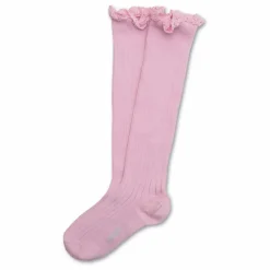 Chaussettes Joséphine | Rose tendre