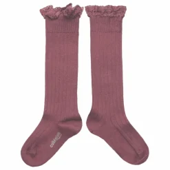 Chaussettes Joséphine | Rose