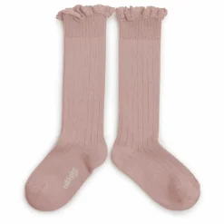 Chaussettes Joséphine | Vieux Rose
