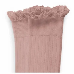 Chaussettes Joséphine | Vieux Rose