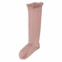Chaussettes Joséphine | Vieux Rose