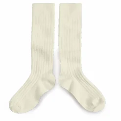 Chaussettes La Haute | Blanc cassé