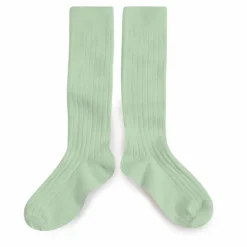 Chaussettes La Haute | Vert amande