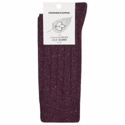 Chaussettes Laine-Soie | Violet