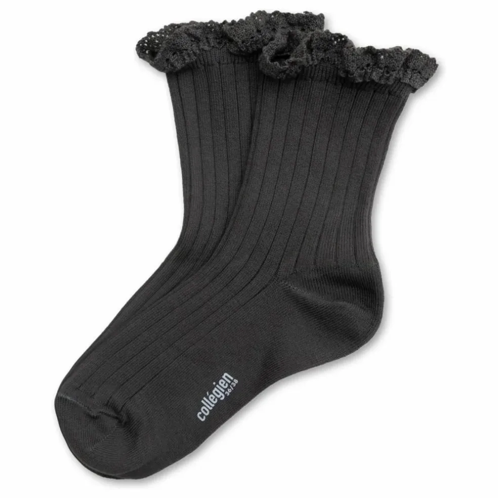 Chaussettes Lili | Gris clair