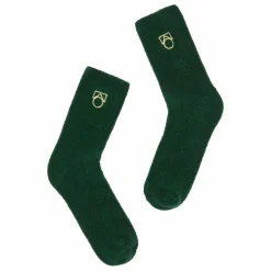 Chaussettes Logo Coton Bio | Vert