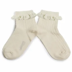 Chaussettes Marie-Antoinette | Blanc cassé