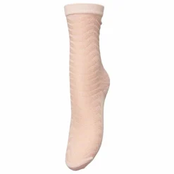 Chaussettes Mina Métallisées | Rose poudré
