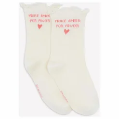 Chaussettes More Amor | Ecru