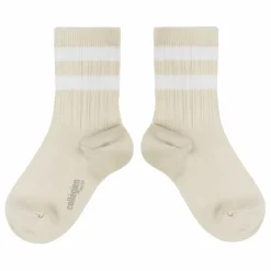 Chaussettes Nico | Blanc cassé