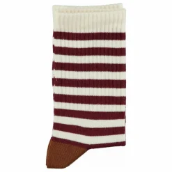 Chaussettes Rayées | Ecru