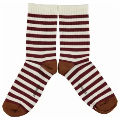 Chaussettes Rayées | Ecru